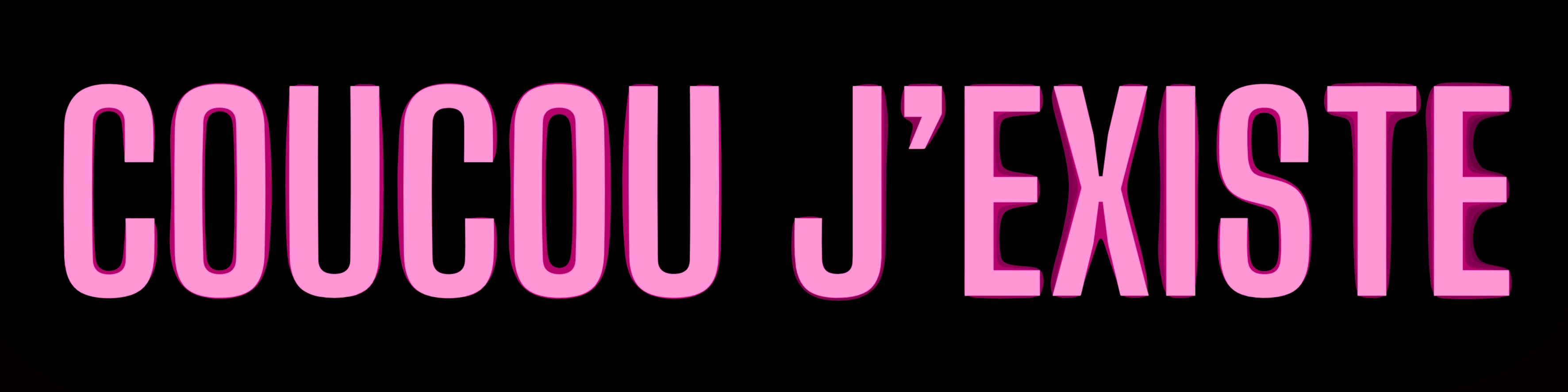 COUCOU J'EXISTE - Logo principal